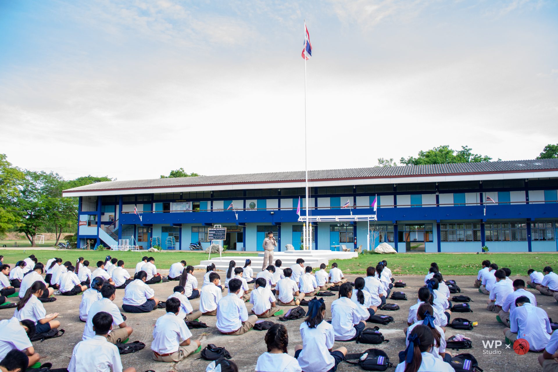 ภาพกิจกรรมหน้าเสาธง